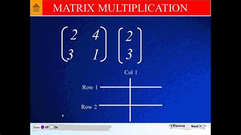 matrix multiplication youtube