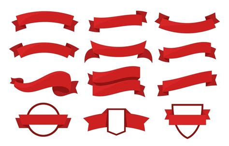 ribbon badge collection  vector art  vecteezy