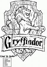 Crest Potter Harry Coloring Hogwarts Pages Visit Adults Kids sketch template