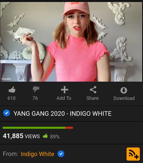 Indigo White Doing Her Part Yanggang