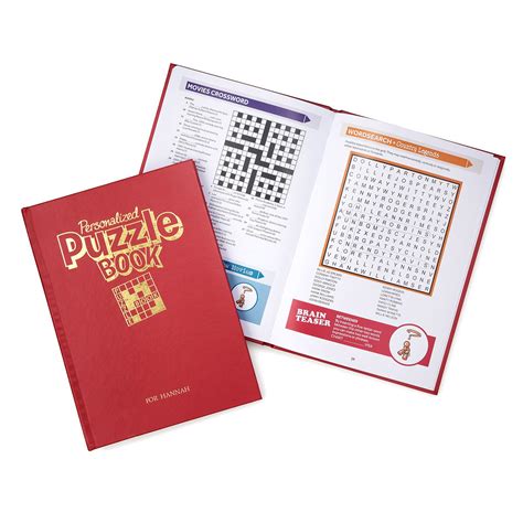 personalized puzzles book puzzle book custom activity book uncommongoods