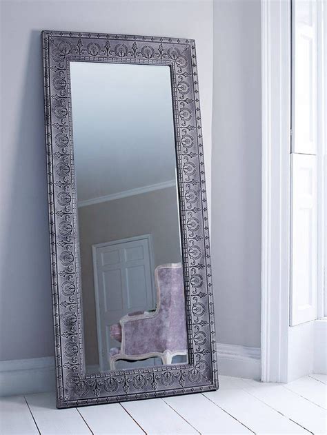 collection  long silver wall mirrors