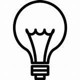 Bombilla Gloeilamp Symbool Lightbulb Filament Dunne Lijn Filamento Bulbs Lighbulb Noun Iconen Jigsaw Onlinewebfonts Geleden Jaren Icoon sketch template