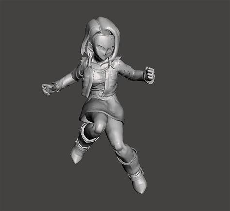 Android 18 3d Model 3d Model 3d Printable Cgtrader