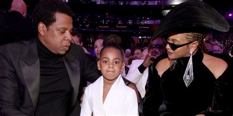 blue ivy carter is at the 2018 grammys with beyonce and