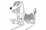 Slinky Coloring Toy Story Pages Dog Drawing Printable Getdrawings Kids Cartoon Choose Board Ecoloring sketch template