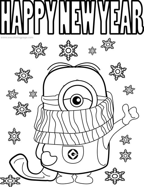 happy  year  coloring pages coloring home