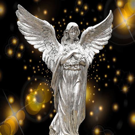 hd wallpaper man  cherub statue angel bauble christmas figurine wallpaper flare