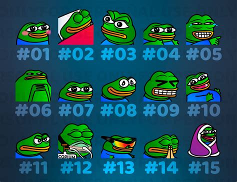 pepe  frog emotes emotes  badges twitch etsy australia