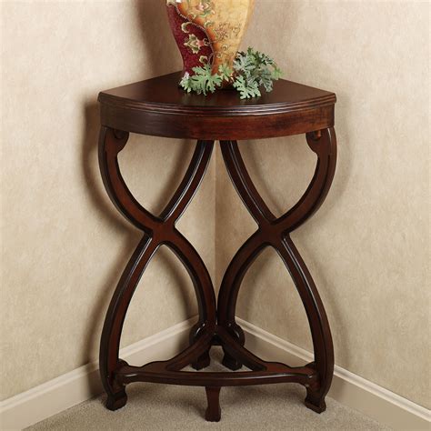 unique corner accent table  dining room ninan black small wooden