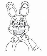 Springtrap Fnaf Freddy Draw Páginas Costura Técnicas Getcolorings Freddys Bocetos Boneca Starklx sketch template