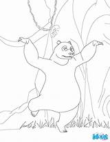 Baloo Coloring Dancing Pages Jungle Hellokids 3d Print Color Online Book sketch template