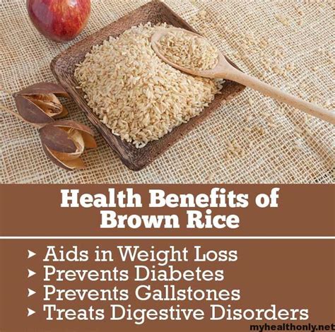 incredible health benefits of brown rice my health only