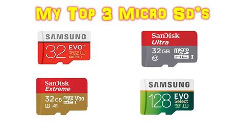 top    micro sd cards youtube