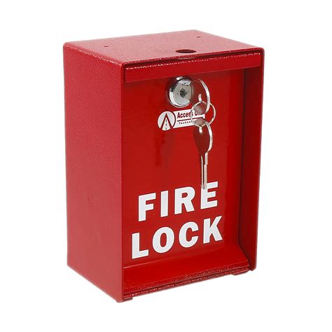 Emergency Access Standard Fire Lock Box Red Faac Flb100 Fast Gate