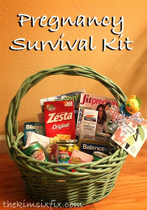 pregnancy survival kit t idea for any expecting mom