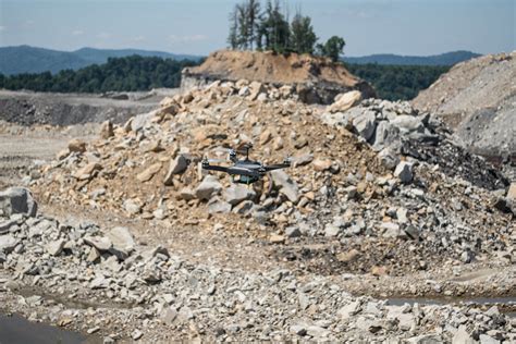 drones brought   surface mining project  pennsylvania unmanned
