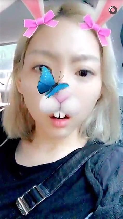 Taeyeon 태연 On Twitter [taengchat] Taeyeon Snapchat Update 2 Bunnie
