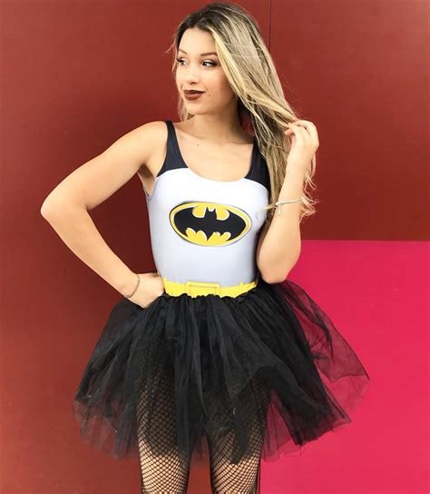 Kit Fantasia Completa Body Feminina Batman Batgirl Carnaval R 120 00