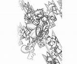Sora ファンタジー ぬりえ ファイナル Stained アート グラフィック キャラクター 塗り絵 sketch template