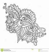 Coloring Pages Tattoo Adult Floral Doodle Frame Zentangle Ornamental Artistic Drawn Hand Ethnic Patterned Style Shirt Dreamstime Book Stock Vector sketch template