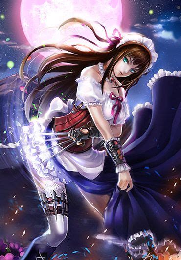 Crimson Maid Lies Of Astaroth Art Anime Maid