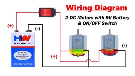 dc motor wiring diagram  wire elle circuit