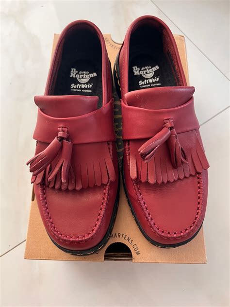 dr martens edison womens fashion footwear loafers  carousell