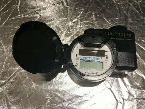 neptune rwg    coder digital water meter brand  ebay