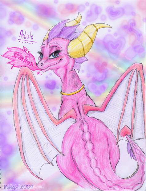 ember dragon as adult by norngirl on deviantart