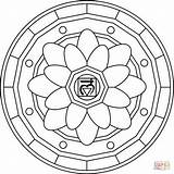 Mandala Coloring Muladhara Pages Symbol Mandalas Para Chakra Gratis Colorear Imprimir Primer Animales sketch template