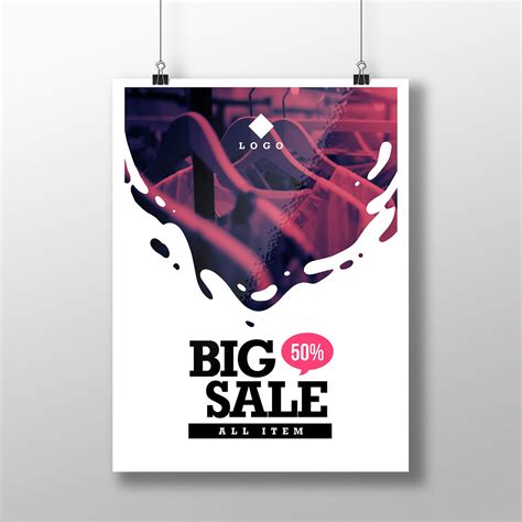 retail poster template big sale poster template psd file