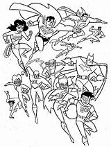 Justice League Coloring Pages Popular sketch template