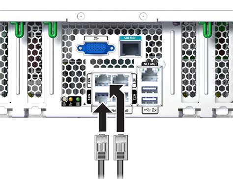 conexion de los cables de red ethernet guia de instalacion del servidor sparc