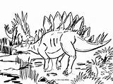 Dinosaur Coloring Pages Stegosaurus Dinosaurs Printable Kids Outline Sheets Silhouette Colouring Clipart Mewarnai Gambar Dinosaurus Sheet Animal Book Cliparts Long sketch template