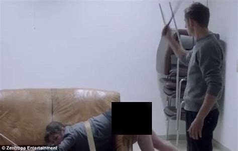 jamie bell holds a whip in the latest clip from the explicit film nymphomaniac daily mail online