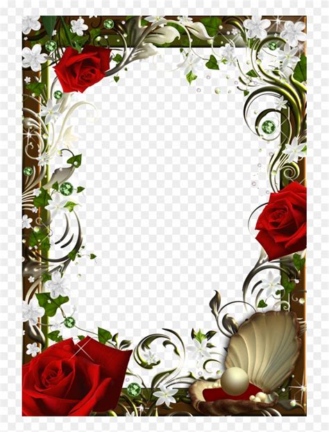 red rose frame clipart red rose frame clipart  transparent png