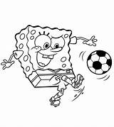 Soccer Coloring Pages Spongebob Ball Sports Football Playing Cartoon Squarepants Little Printable Sheets Kids Momjunction Print Player Sheet Ones Play sketch template