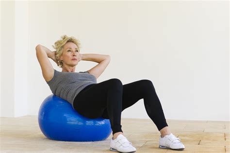 easy exercise ball workout  beginners