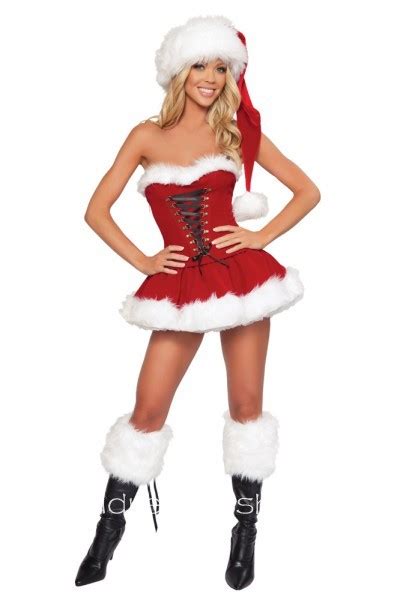 cheap sweetheart miss santa sexy adult women red christmas costume sale