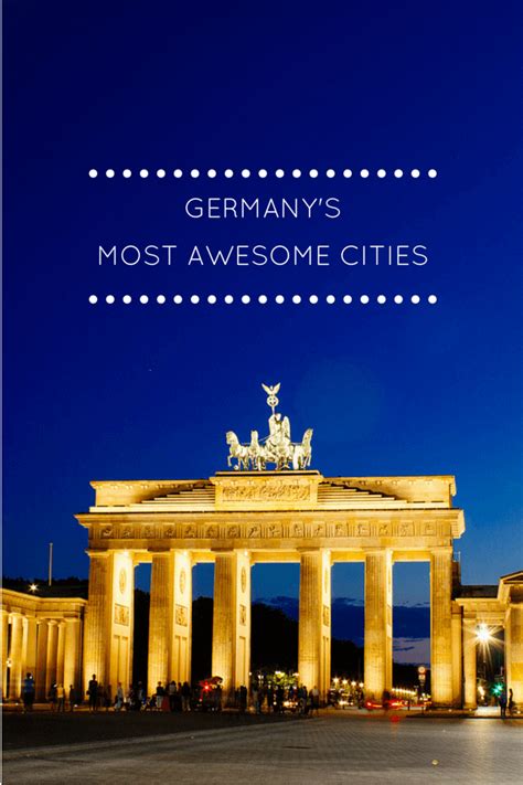 cities  visit  germany  awesome big cities