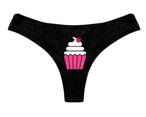 Cupcake Panties Cute Funny Sexy Slutty Eat Me Lick It Etsy