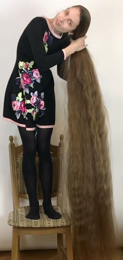 Video Beyond Floor Length Super Thick Hair Realrapunzels