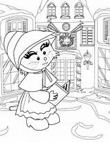 Coloring Victorian Pages Christmas Getcolorings Printable sketch template