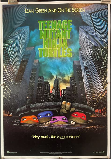 teenage mutant ninja turtles original vintage family tmnt  poster