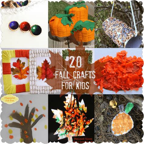 fun fall crafts  kids  create  season