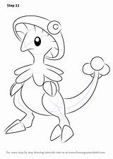 Breloom Pokemon Drawing Draw Step Drawingtutorials101 Tutorials sketch template
