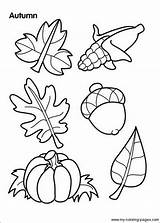 Coloring Autumn Printable Kids Fall Pages Colouring Printables Leaves Leaf Color Thanksgiving Drawing Clip Print Tree Templates Book Sheets Craft sketch template