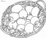 Coloring Egg Easter Basket Eggs Pages Color Printable Drawing Dinosaur Chicken Line Empty Carton Own Drawings Template Getdrawings Cornucopia Getcolorings sketch template