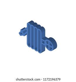 hose isometric left top view  stock vector royalty